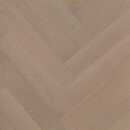 Pronto Engineered Oak Flooring - Herringbone Parquetry – 600mm length, 120 x 14/3mm - Washed Pebble